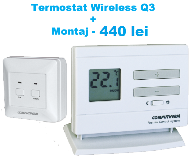 instalator termostat centrala termica wireless